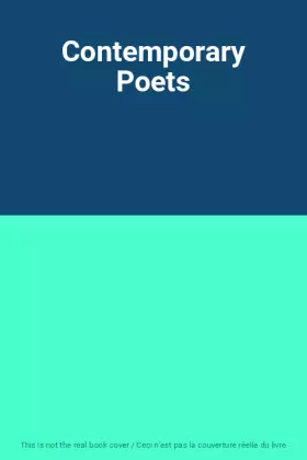 Couverture du produit · Contemporary Poets