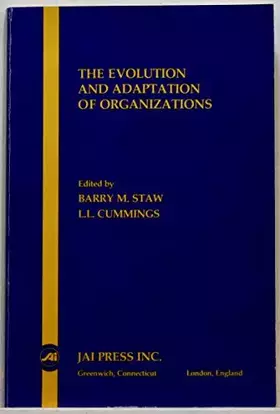 Couverture du produit · The Evolution and Adaptation of Organizations