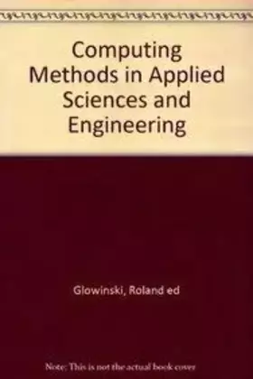 Couverture du produit · Computing Methods in Applied Sciences and Engineering