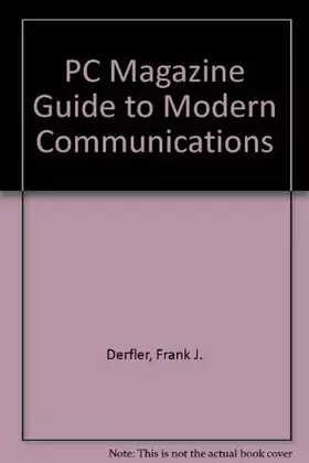 Couverture du produit · PC Magazine Guide to Modem Communications/Book and Disk