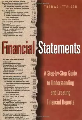 Couverture du produit · Financial Statements: A Step-by-step Guide to Understanding and Creating Financial Reports
