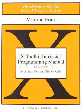Couverture du produit · X Toolkit Intrinsics Programming Manual for Version 11