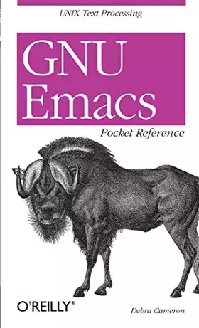 Couverture du produit · GNU Emacs Pocket Reference (en anglais)