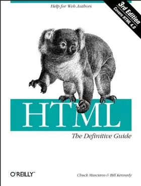 Couverture du produit · HTML : The Definitive Guide