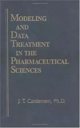 Couverture du produit · Modeling and Data Treatment in the Pharmaceutical Sciences