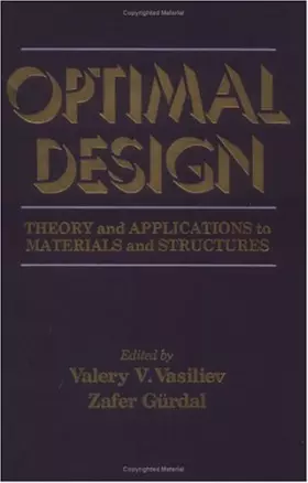 Couverture du produit · Optimal Design: Theory and Applications to Materials and Structures