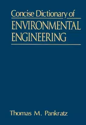 Couverture du produit · Concise Dictionary of Environmental Engineering