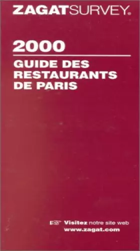 Couverture du produit · Le Guide des restaurants de Paris 2000