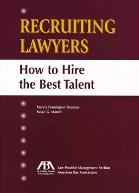 Couverture du produit · Recruiting Lawyers
