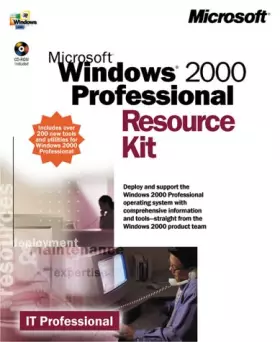 Couverture du produit · Microsoft Windows 2000 Professional. Resource Kit (CD-ROM Included)