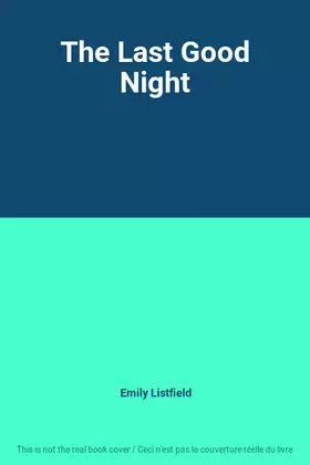 Couverture du produit · The Last Good Night