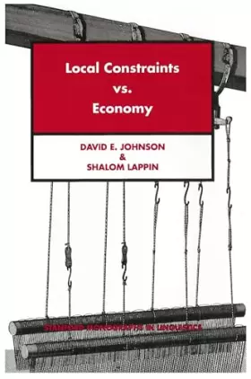 Couverture du produit · Local Constraints vs. Economy