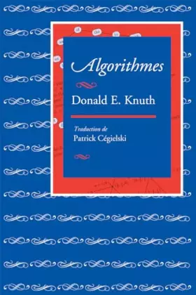 Couverture du produit · Algorithmes (CSLI Lecture Notes) (French Edition)