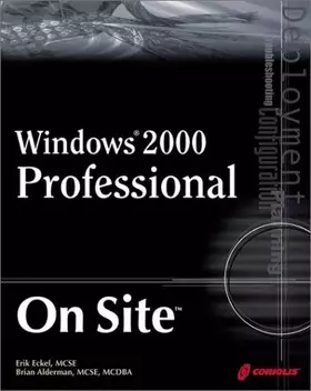Couverture du produit · Windows 2000 Professional On Site