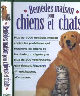 Couverture du produit · Remedes maison pour chiens et chats
