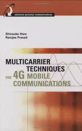 Couverture du produit · Multicarrier Techniques for 4G Mobile Communications