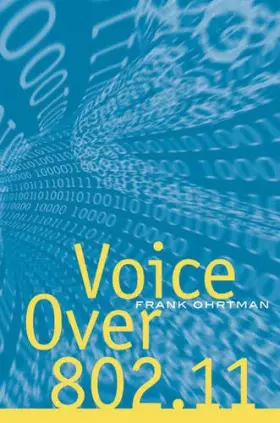 Couverture du produit · Voice over 802.11
