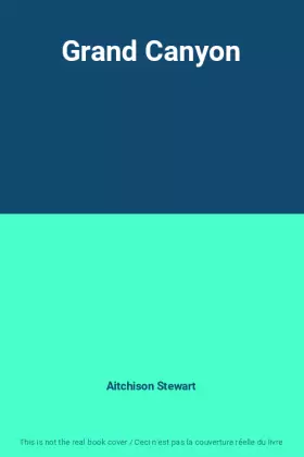 Couverture du produit · Grand Canyon