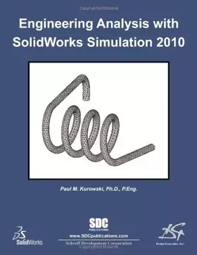 Couverture du produit · Engineering Analysis with SolidWorks Simulation 2010