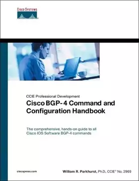 Couverture du produit · Cisco Bgp-4 Command and Configuration Handbook