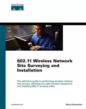 Couverture du produit · 802.11 Wireless Network Site Surveying And Installation