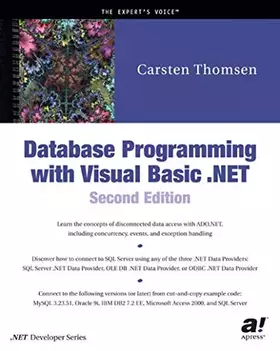 Couverture du produit · Database Programming With Visual Basic .Net