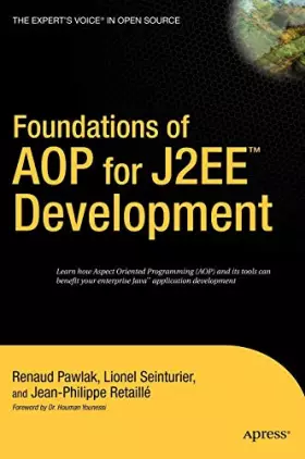 Couverture du produit · Foundations of AOP for J2EE Development