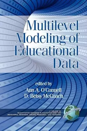 Couverture du produit · Multilevel Modeling of Educational Data (Quantitative Methods in Education and the Behavioral Sciences: Issues, Research, and Te