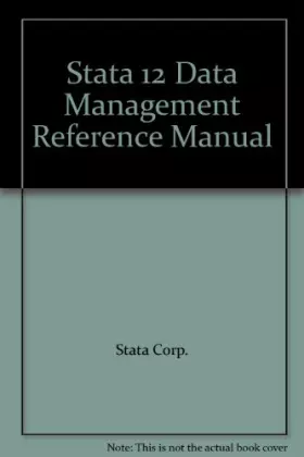 Couverture du produit · Stata 12 Data Management Reference Manual