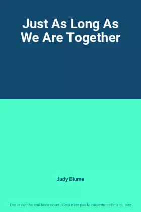 Couverture du produit · Just As Long As We Are Together
