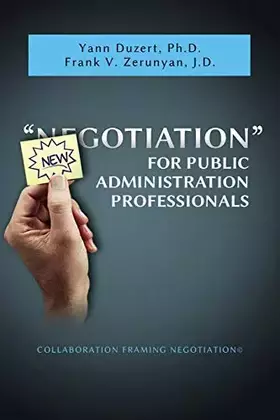 Couverture du produit · Newgotiation For Public Administration Professionals
