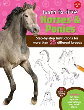Couverture du produit · Learn to Draw Horses & Ponies