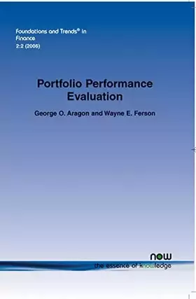 Couverture du produit · Portfolio Performance Evaluation