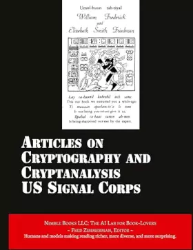 Couverture du produit · Articles on Cryptography and Cryptanalysis