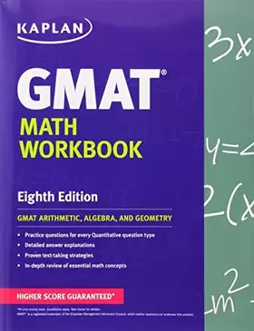Couverture du produit · Kaplan GMAT Math Workbook (Kaplan Test Prep)