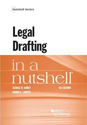 Couverture du produit · Legal Drafting in a Nutshell