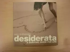 Couverture du produit · Desiderata - A Survival Guide For Life