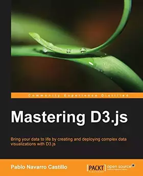 Couverture du produit · Mastering D3.js