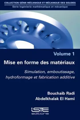 Couverture du produit · Mise En Forme Des Materiaux