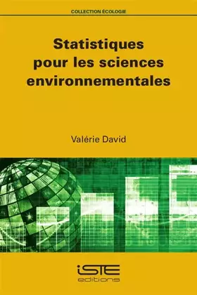 Couverture du produit · Statistiques Sciences Environnementales