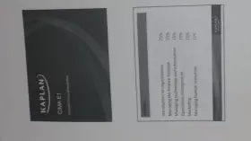Couverture du produit · E1 Organisational Management - CIMA Exam Practice Kit