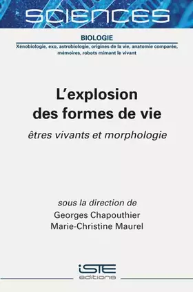 Couverture du produit · Lexplosion des formes de vie