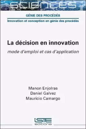 Couverture du produit · La décision en innovation