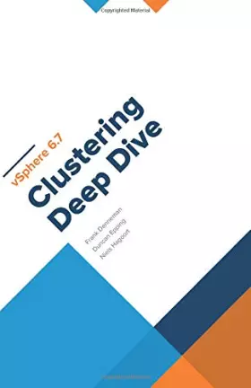 Couverture du produit · VMware vSphere 6.7 Clustering Deepdive