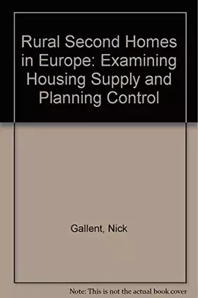 Couverture du produit · Rural Second Homes in Europe