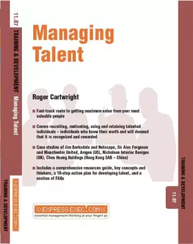 Couverture du produit · Developing Talent : Training and Development