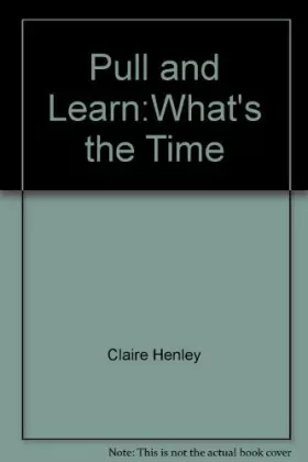 Couverture du produit · What's the time? (Pull and learn)