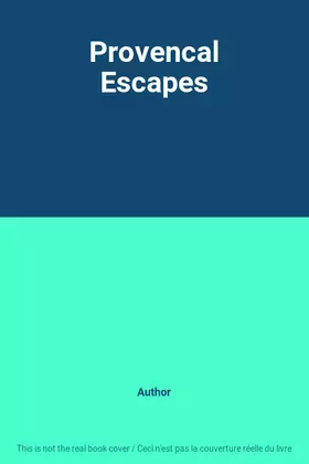 Couverture du produit · Provencal Escapes