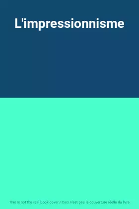 Couverture du produit · L'impressionnisme