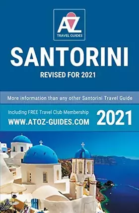 Couverture du produit · A to Z guide to Santorini 2021